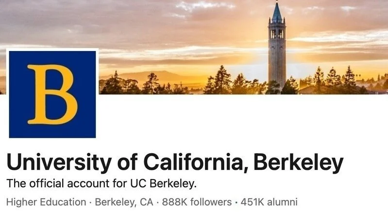 Berkeley Crest on Linkedin becomes a giant B